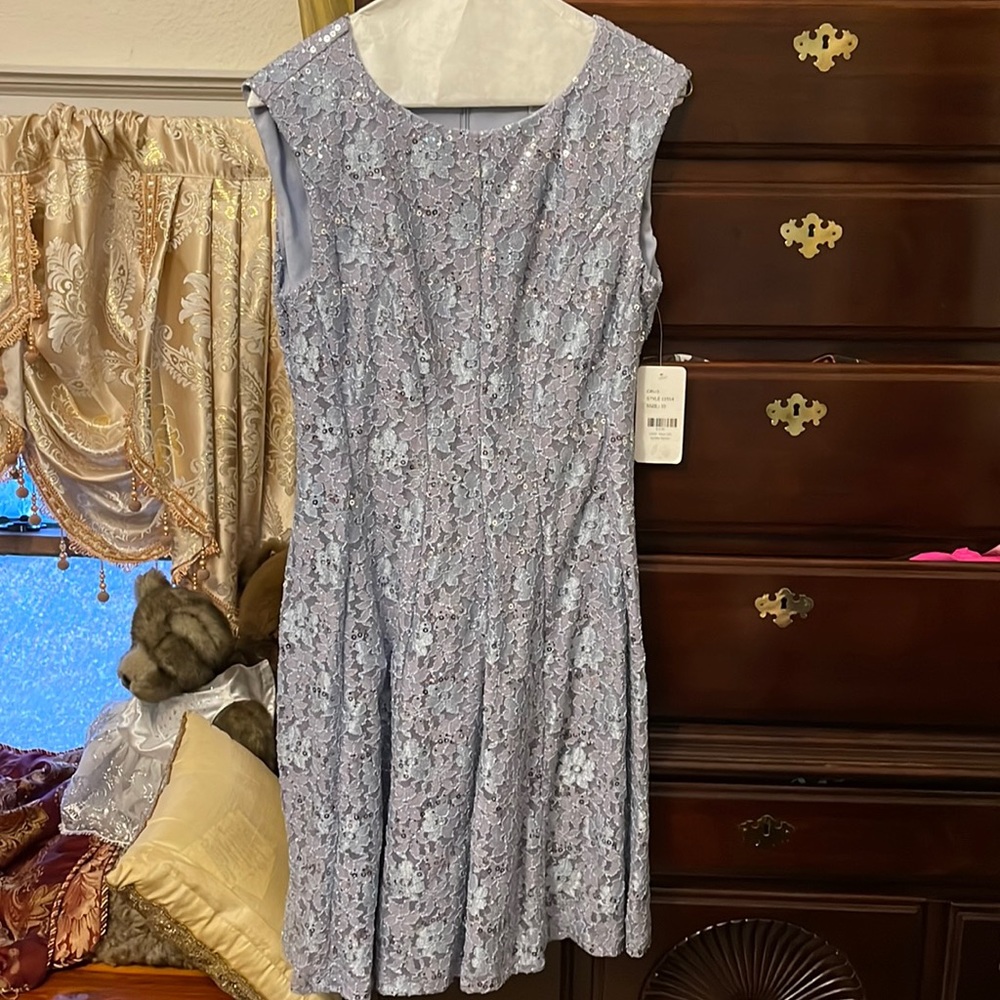 Periwinkle lace dress. Bought from Weils